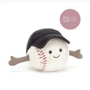 NWT JellyCat Amuseables Sports Baseball Plush Toy